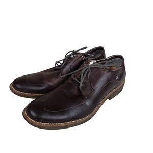 Mark Nason Mens Brown Leather Oxford Dress Shoes Size 8.5